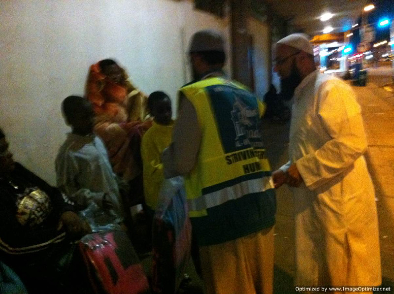 AIF staff and volunteers assisted the fire victims who were left homeless after the fire