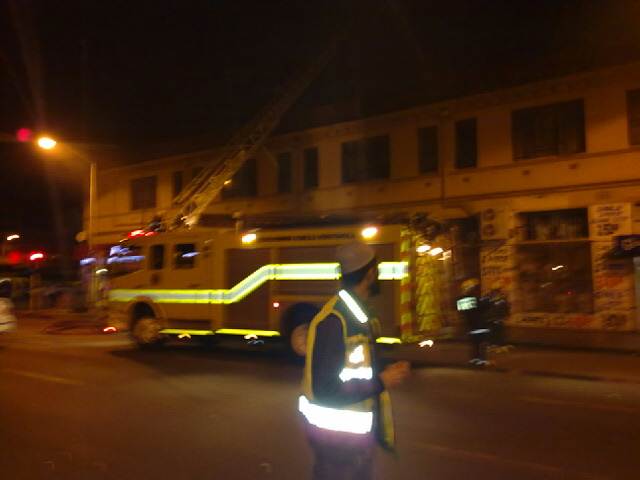 AIF staff and volunteers were at the scene to assist the fire victims who were left homeless by the disaster