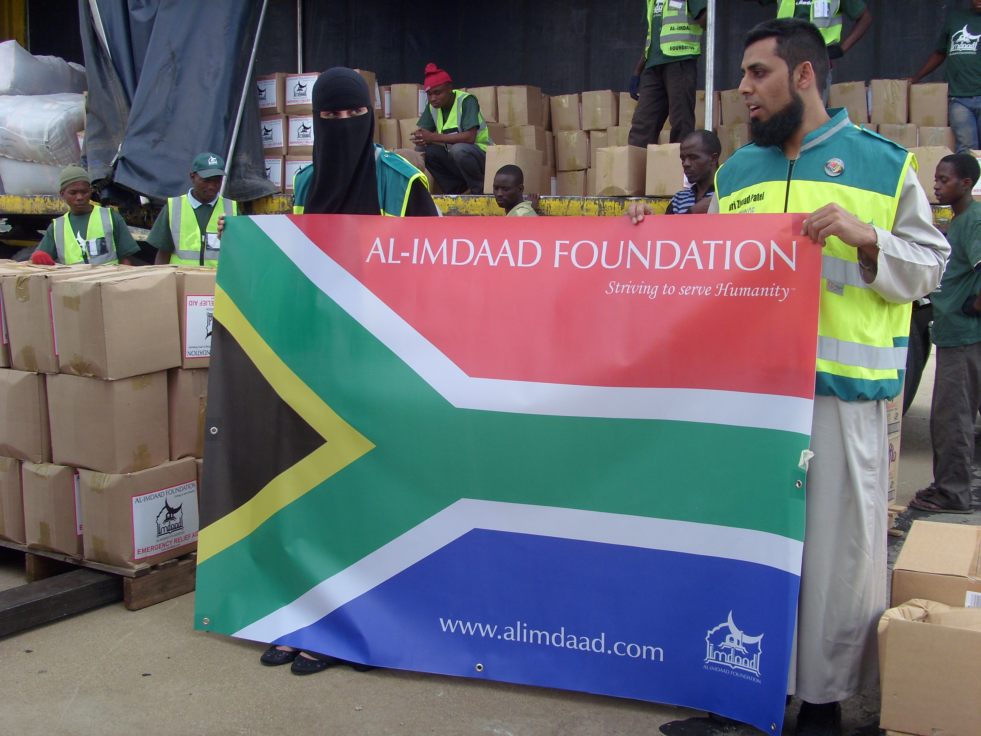 This was a joint project by the Department of International relations and Co-Operation and the Al Imdaad Foundation
