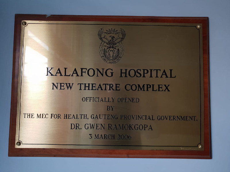 A similar programme also took place at the Kalofong Hospital in Atteridgeville, Pretoria over the weekend of the 13th and 14th of October 2018